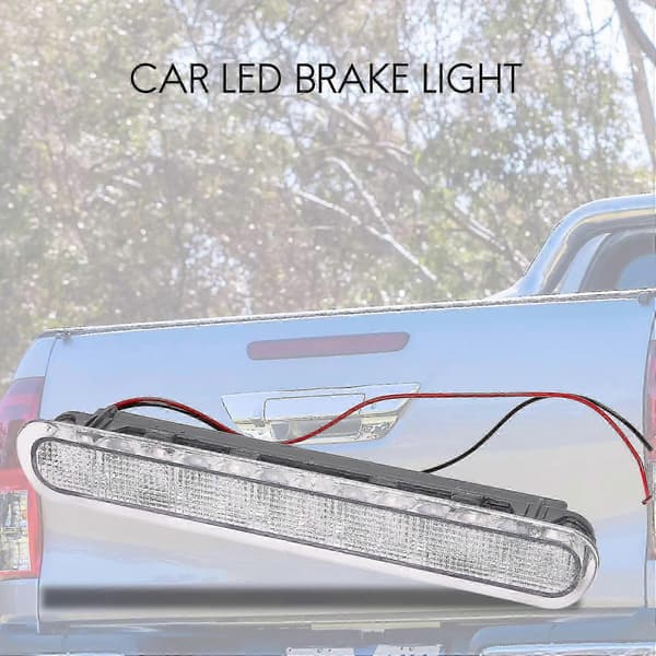 Bil LED Bakre Baklucka 3:e Bromsljus Lampa Vit Lins 81570-0k080 För Toyota Hilux Vigo Mk6 Sr5 200