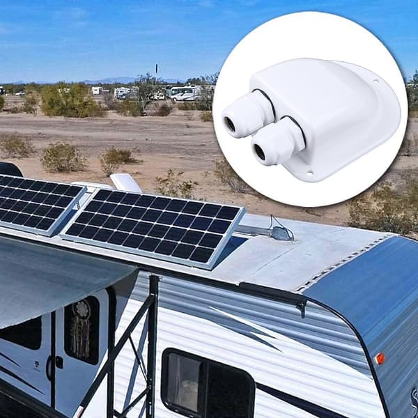 Kabelgenomföringslåda Solpanel Kabel Husbil Kopplingsdosa Skåpbil Yacht Tillbehör