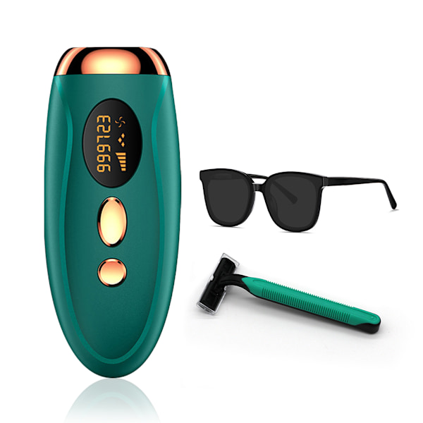 EU Stik Epilator Hårfjerner Manuel Automatisk Fjernelse Dark Green