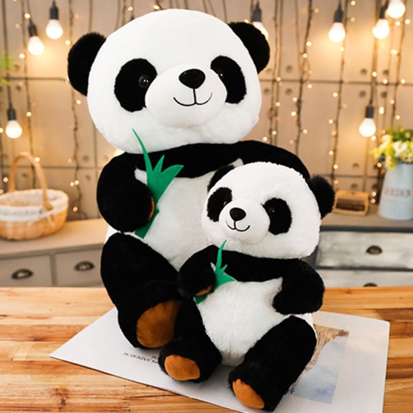 Mjuk tygleksak Söt tecknad kudde Gosedjur Plysch Panda Present Docka /35cm/45cm 25cm