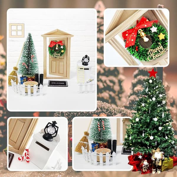 Miniatyr lekestue gnome tilbehør Juledekorasjon