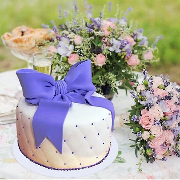 4 Stykker Teksturmåtter Diamant Quiltet Gitterform Transparent Fondant Impression Måtte Blonde Prægning Bo