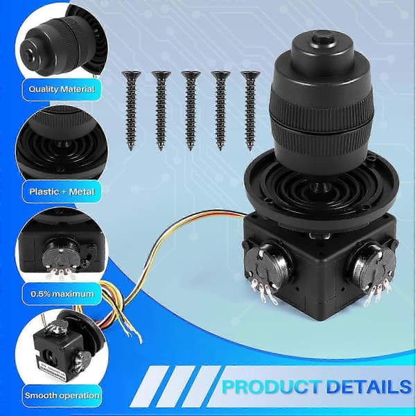 4-akset joystick-potentiometerknapcontroller til -D400X-R4 10K 4D forseglet vippepotentiometer