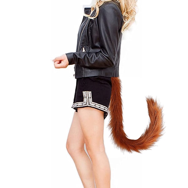 Fuskepels Rev Katt Kostyme Hale Halloween Julebord Kostyme Camel