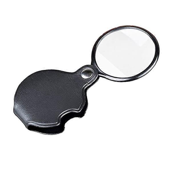 Mini fickförstoringsglas 5x hopfällbart handhållet smyckesförstoringsglas 5 st