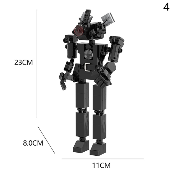 Skibidi Toilet Man vs Monitor Building Blocks The o Man och Ca 1