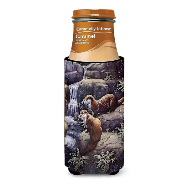 Otters by the Waterfall av Daphne Baxter Ultra Beverage Insulators för smala burkar