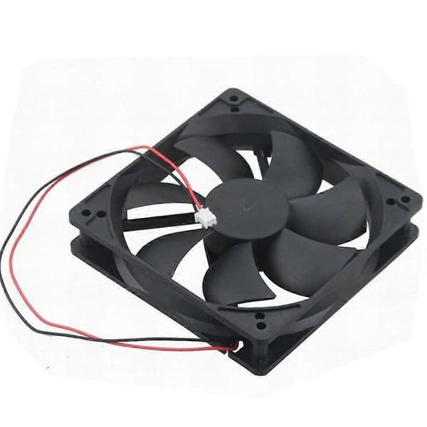 DC Køleblæser Børsteløs Blæser Computer Blæser Kabinet 5 tommer Kugleleje Udstødningsblæser 12025 120mmx120mm x25mm (DC12V 0.33A)