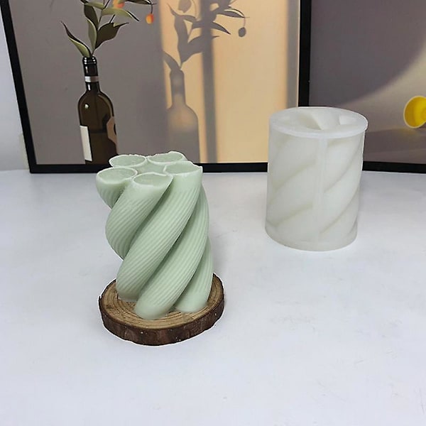 Form Roterende form 3d form til voks Ler Chokolade DIY Jul Aromaterapi Form