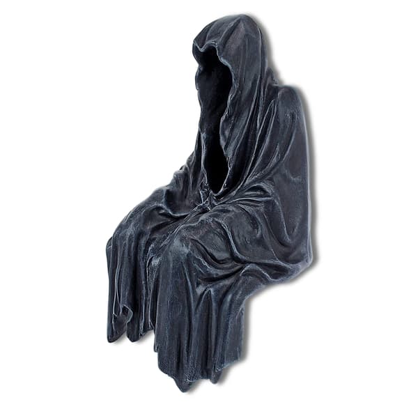Halloween staty Bakgård Innergård Trädgård Skulptur Landskap