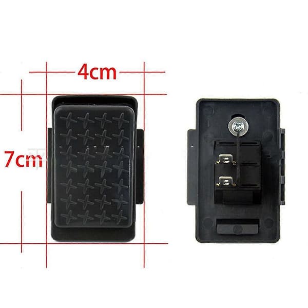 6v/12v Reset Kontrol Fodkontakt Udskiftning Plastik Til Børne Elbil (Ruipei)
