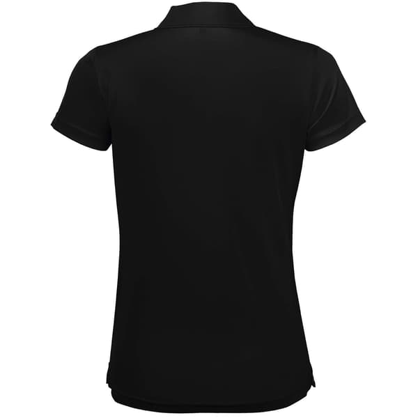 SOS Dame/Dame Artist Kortarmet Piké-pikétrøye Bl Black L