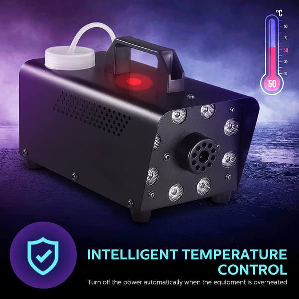 Savukone, Sumukone LED-valot sisätiloihin juhlahäihin, 500W Automatic color change Wire control