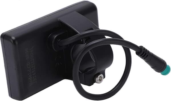 LCD-skjermmåler S866 Skjermmåler Kontrollpanel med Vanntett Plugg Elektrisk Sykkel LCD-skjerm