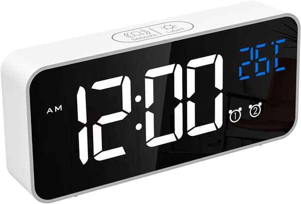 Digital Vekkerklokke LED Digital Klokke Digital Vekkerklokke med Te