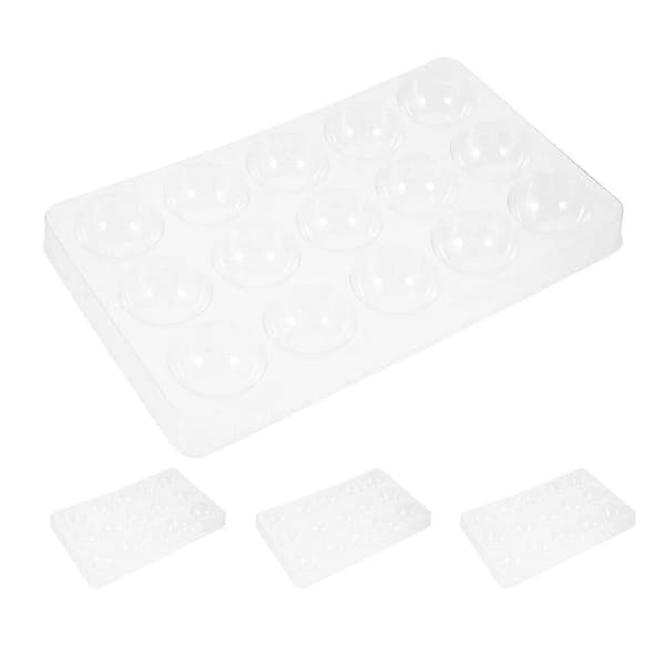 4 stk. Fondant Sukkerblomst Tørre- og Formebakke Sukkerblomst Plastbakke Bageværktøj