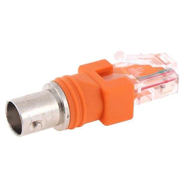 1 st BNC hona till RJ45 hane adapter chassipanelmontering koaxial hög kvalitet