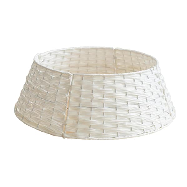Juletrærskjørt Retro Rund Korg Xmas Trees Foot Decor Collar