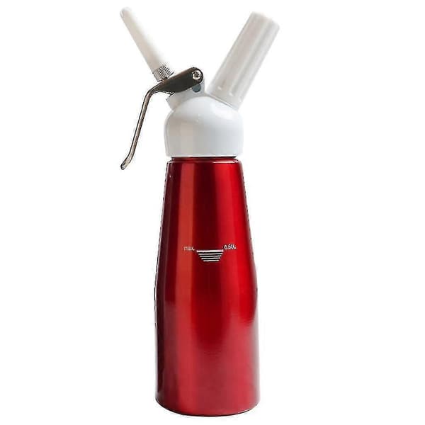 2024 500 ml grädddispenser, aluminium, med 3 munstycken, för vispad grädde