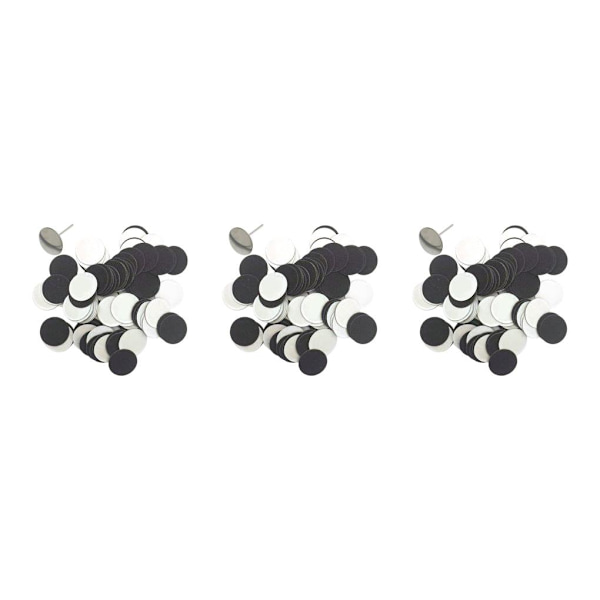 1/2/3/5 Sähköisen jalkaraspin vaihtotyynyt tehokas ja 25mm 80Grit 100 pcs 3PCS