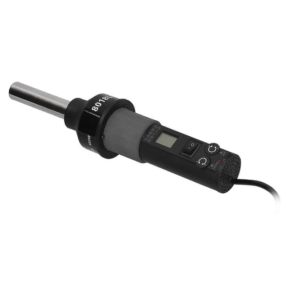 Bærbar varmluftspistol Elektronisk justerbar temperaturstyret varmepistol til svejsning EU-stik 250V