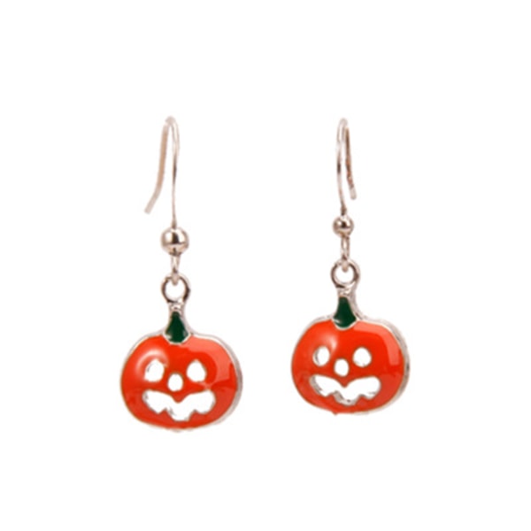 Halloween örhängen för kvinnor Dangle örhängen i konstläder Teardrop Dangle örhängen style 5