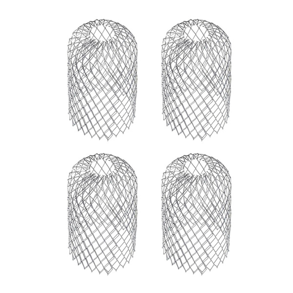 1/2/3/5 4x justerbar storlek aluminiumrännskydd för avlopp 13cm high 8cm diamet 1 Pc