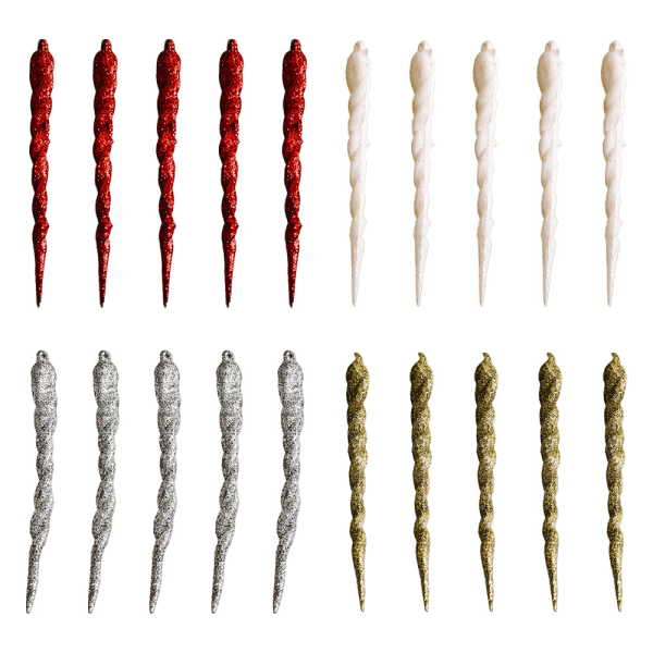 Jääpuikko-koriste Joulukuusi Läpinäkyvät Jääpuikot mix colors