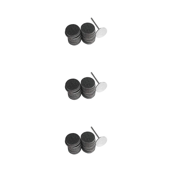 1/2/3/5 Sähköisen jalkaraspin vaihtotyynyt tehokas ja 15mm 150Grit 50 pcs 3PCS