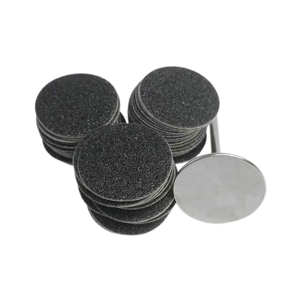 1/2/3/5 Sähköisen jalkaraspin vaihtotyynyt tehokas ja 25mm 150Grit 50 pcs 1 Pc