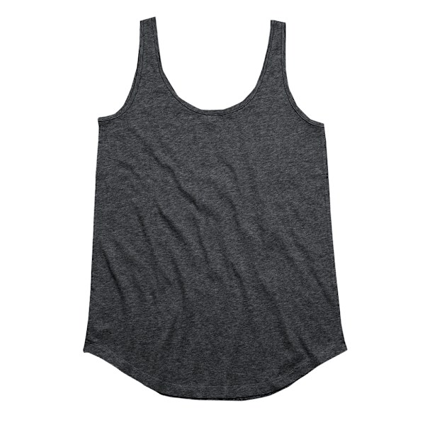 Mantis Dam/Dam Loose Fit Ärmlös väst Topp  Charcoal Charcoal Grey Melange XL