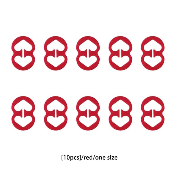 1/2/3/5 10 stycken Dam BH Strap Clip Replacement Girls Damer Red 1 Pc