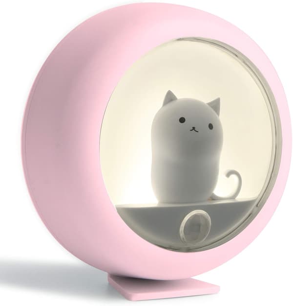 Barnas nattlys Kattenattlampe USB oppladbar baby nattbord