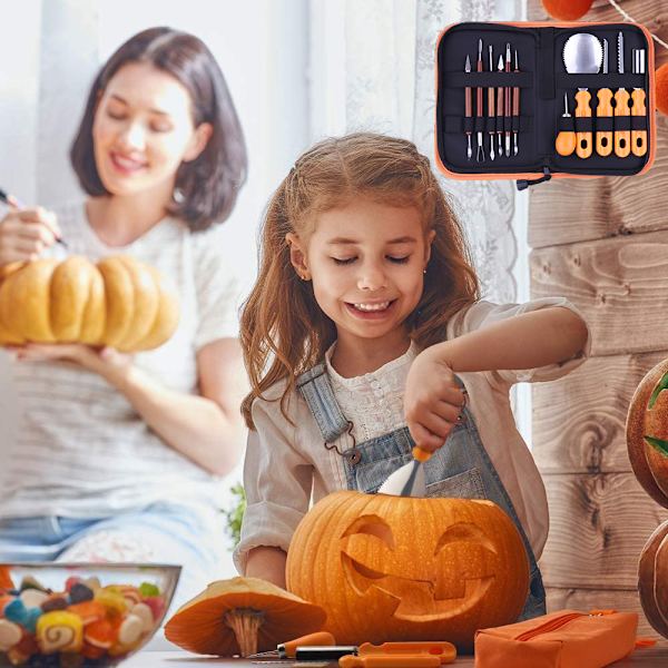 11-delat set Pumpkin Carving Kit Tools Halloween,Professional