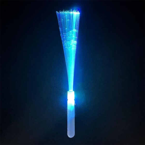 12st färgglada blinkande LED Light Up Rod Glow Wand Sticks för med 3 lägen LED-leksak Födelsedag Julklappsfest Favor White
