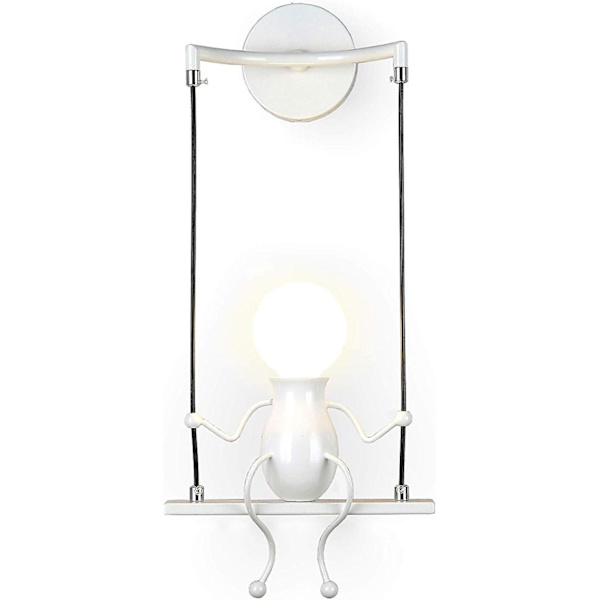 Vegglampe, Moderne Vegglampe, Kreativ Vegglampe, Kunstdekorasjon, Maks 60w E27 Barnerom, Soverom, Stue, Trapp, Korridor, Spisestue,
