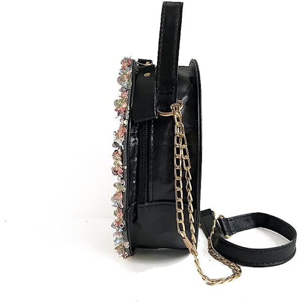 Små flickor Söt handväska Spetshantverk med blommor Prinsessan Handväskor Crossbody axelväska för toddler NO:9