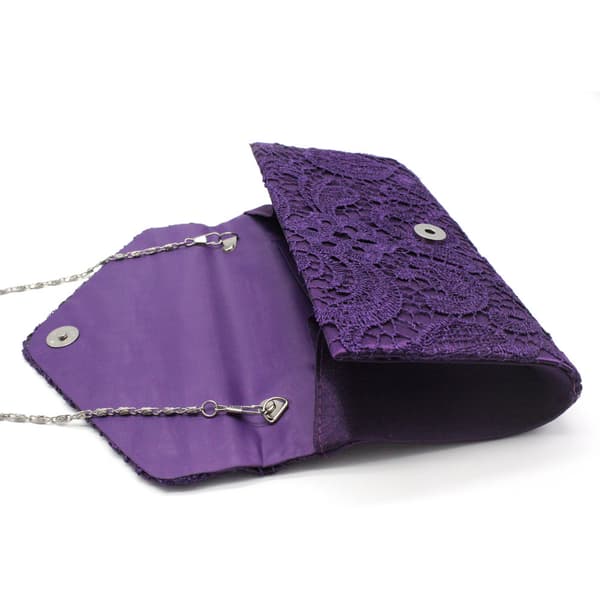 1 st spets satin aftonväska, förvaringsväska, crossbody-väska