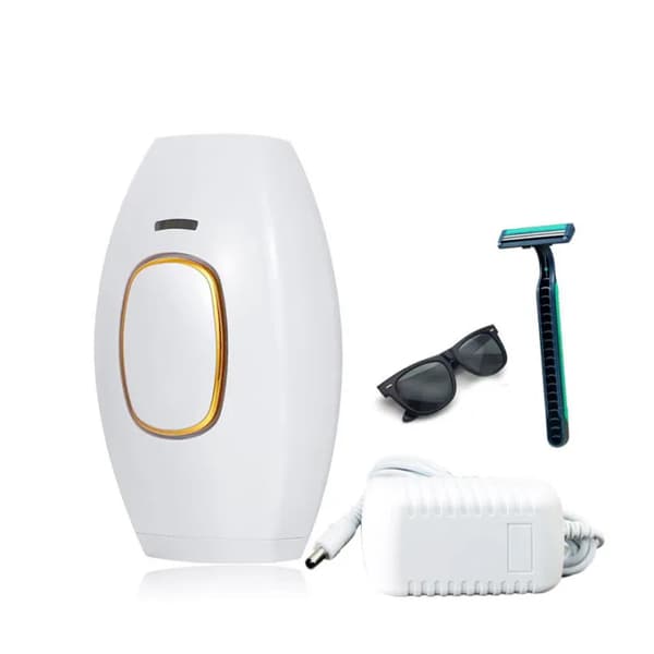 Bærbar hårfjerningsenhed til kvinder white
