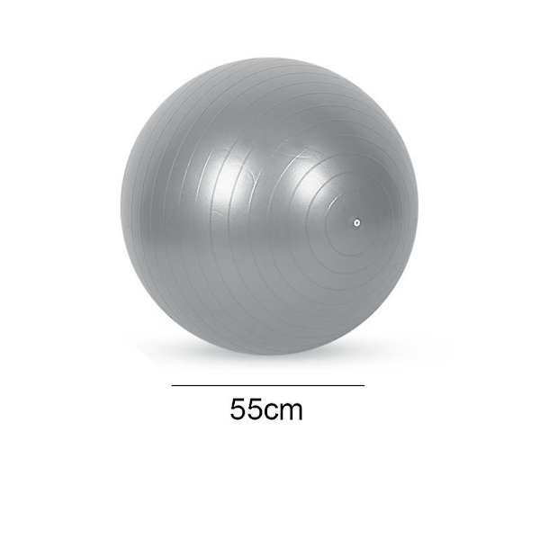 Ekstra tyk yogabold træningsbold, til balance, stabilitet, graviditet, hurtigpumpe medfølger 25cm sky blue