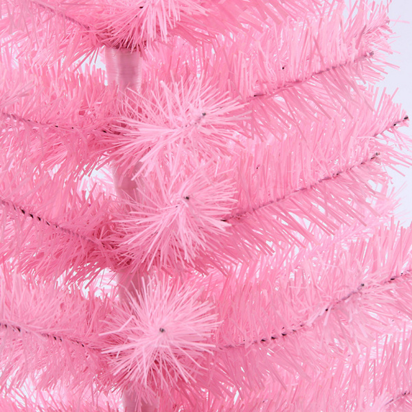 60 cm Rosa julgran Pvc Party Holiday Home Display Ornament