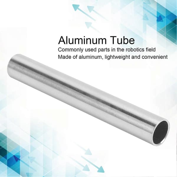 10 st aluminiumrör runda raka rör robotstödsverktyg diameter 14 mm 6100-1214-0100