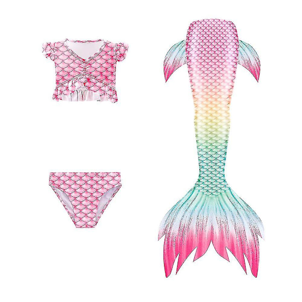 Baddräkt för barn Mermaid Tail Baddräkt 150 GB51