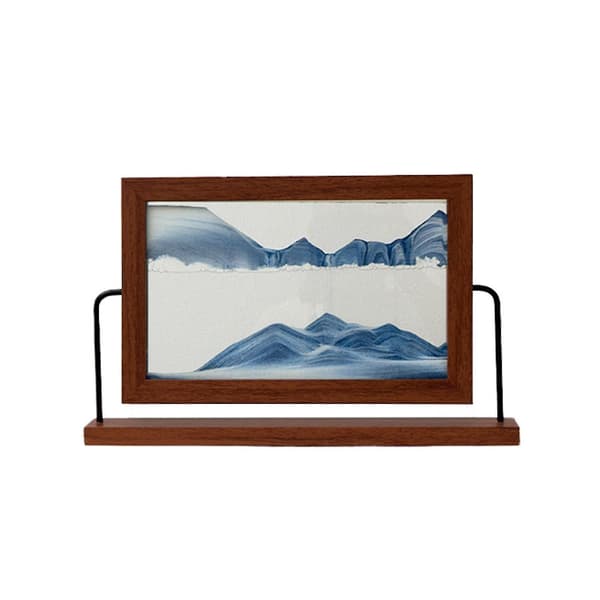 3D-lasi kelluva Ing Ornt Koti Rot Hem R Ornt Sky Blue 2XL