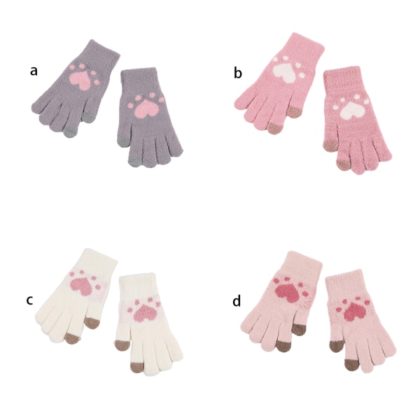 Handvärmare Håll värmen Cover Varma Handskar Dam Accessoar Pink