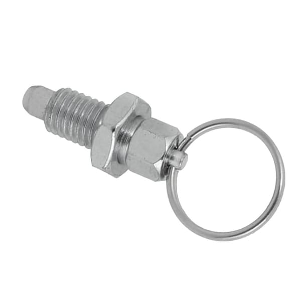 Indexeringskolv med ring, dragfjäder, låsstift, rostfritt stål M16-10