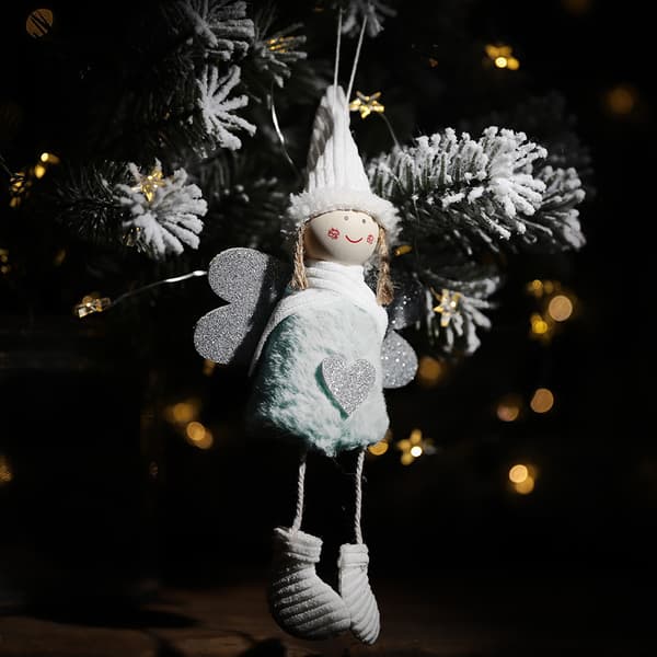 2st julängel hängande prydnader för festlig träddekor