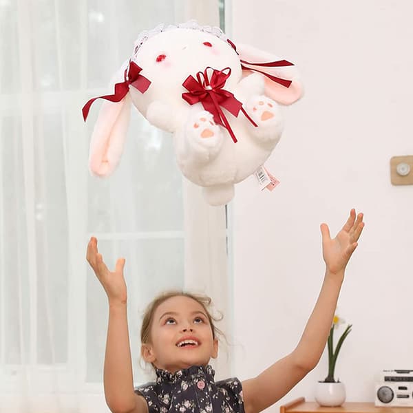 Pitsi Kani Pehmolelu Nukke Pehmolelu Söpö Pehmolelu red