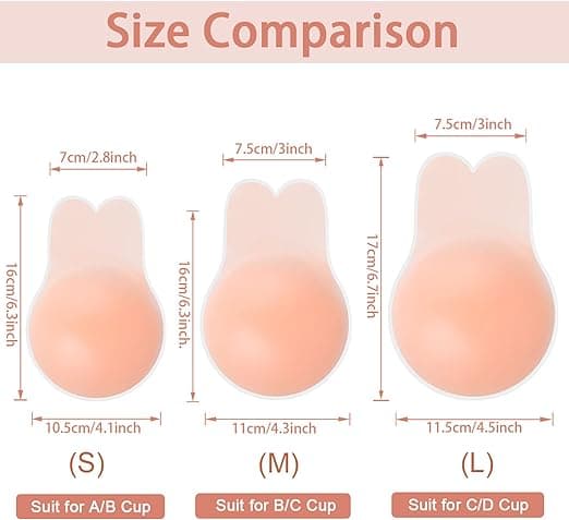Nippelskydd（S） Återanvändbara självhäftande behåar av silikon Push-up Br