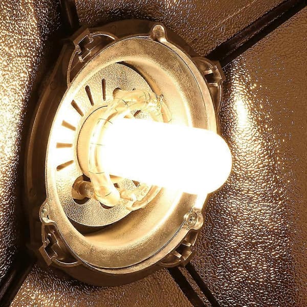 JDD E27 220-240V 150W Studiofotografering Blixtlampa Modellering LED Stroboskoplampa-Bra